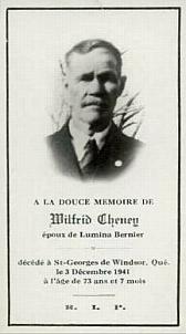 Wilfrid Pierre Joseph Cheney