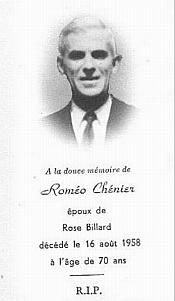 Roméo Wilbrod Joseph Chénier