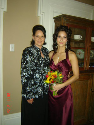 Line Huard with daughter/avec sa fille Geneviéve Ann Préseault (2011)